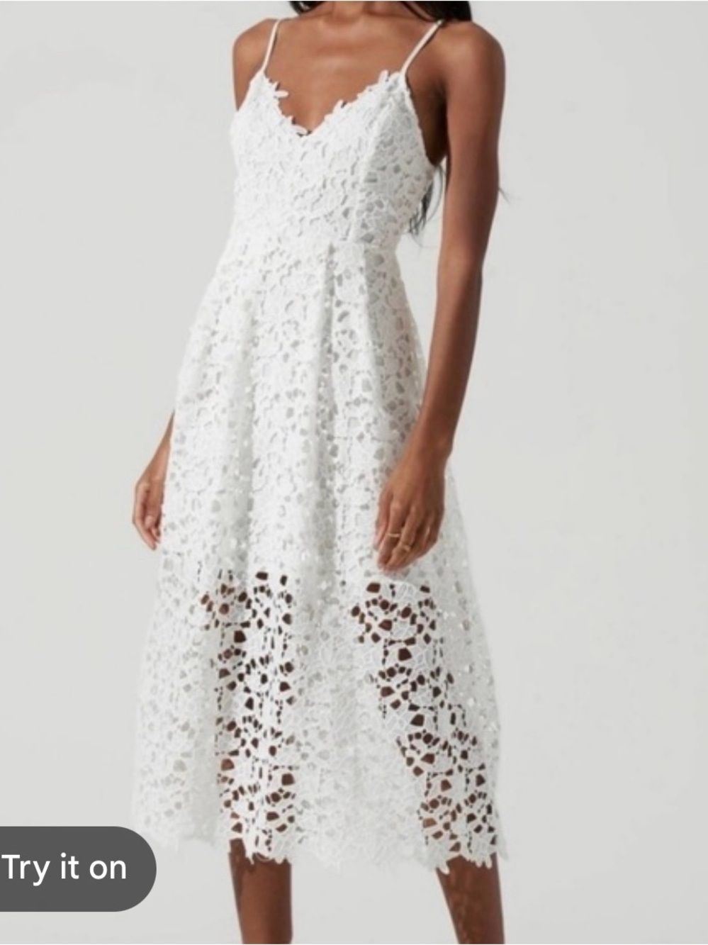 ASTR the Label Lace Midi Dress